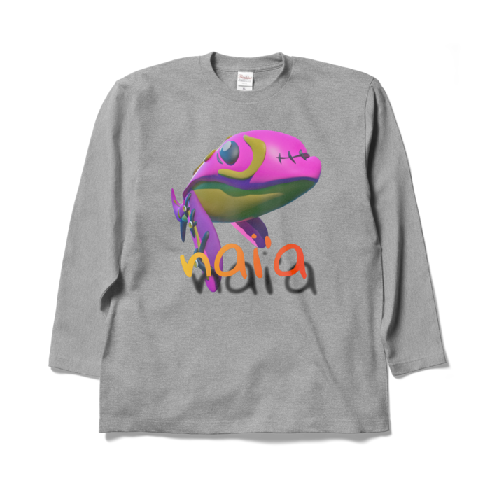 ロングスリーブTシャツ - XL - 杢グレー