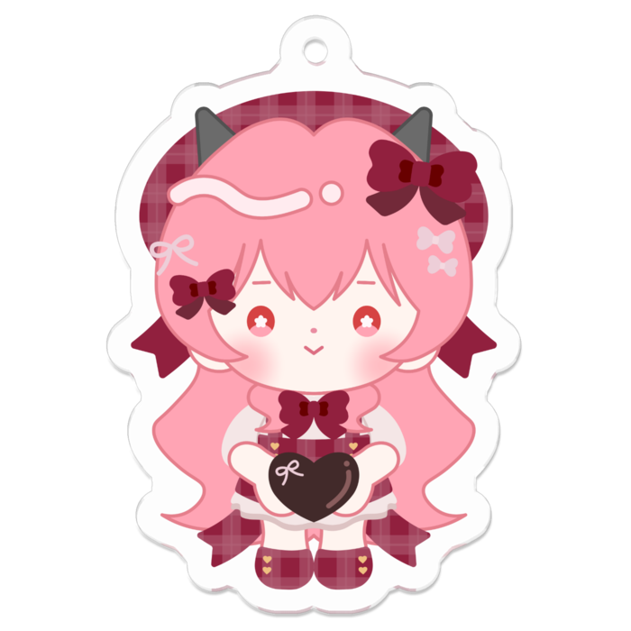 アクリルキーホルダー - 50 x 50 (mm)