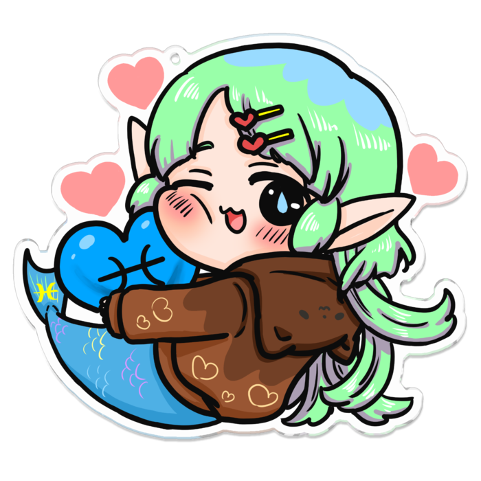 アクリルキーホルダー - 100 x 100 (mm)