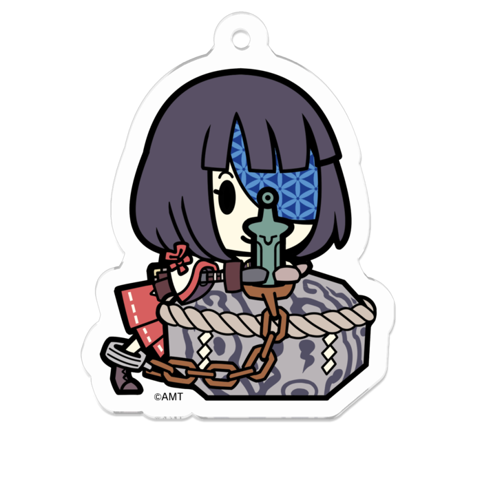『オノゴロ物語』ハル（F）アクリルキーホルダー - 50 x 50 (mm)