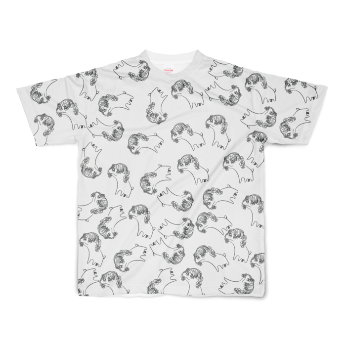 フルグラフィックTシャツ - S - 両面印刷
