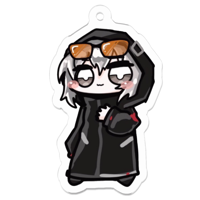 アクリルキーホルダー - 50 x 50 (mm)