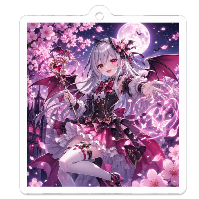 アクリルキーホルダー - 50 x 50 (mm)