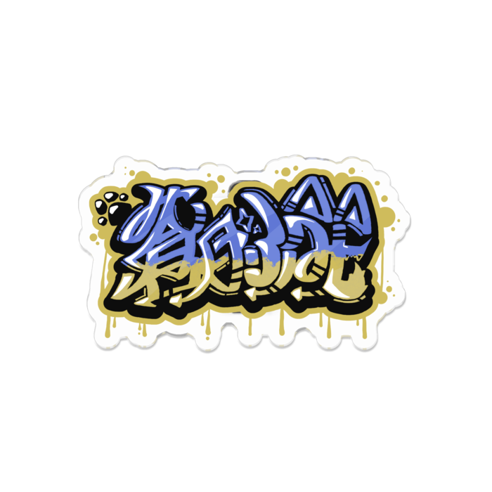 アクリルバッジ - 70 x 70 (mm)