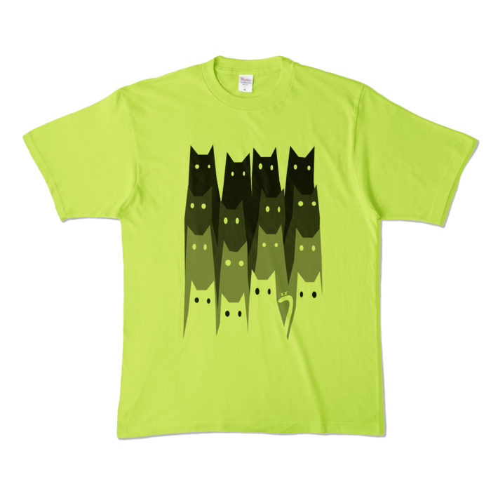 カラーTシャツ - XL - ライトグリーン (淡色)