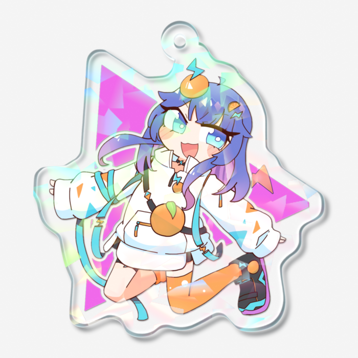 ③ポップなどえアクキー（グリッター）