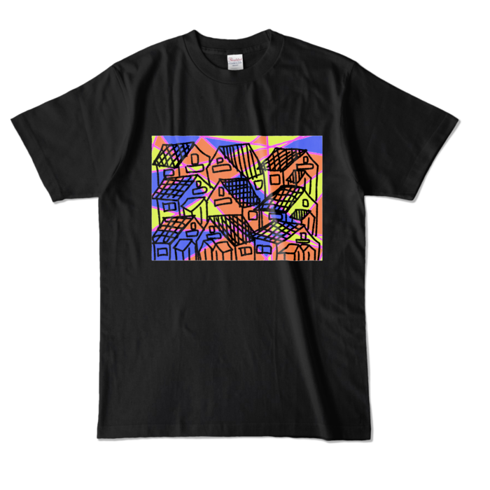 カラーTシャツ - L - ブラック (濃色)