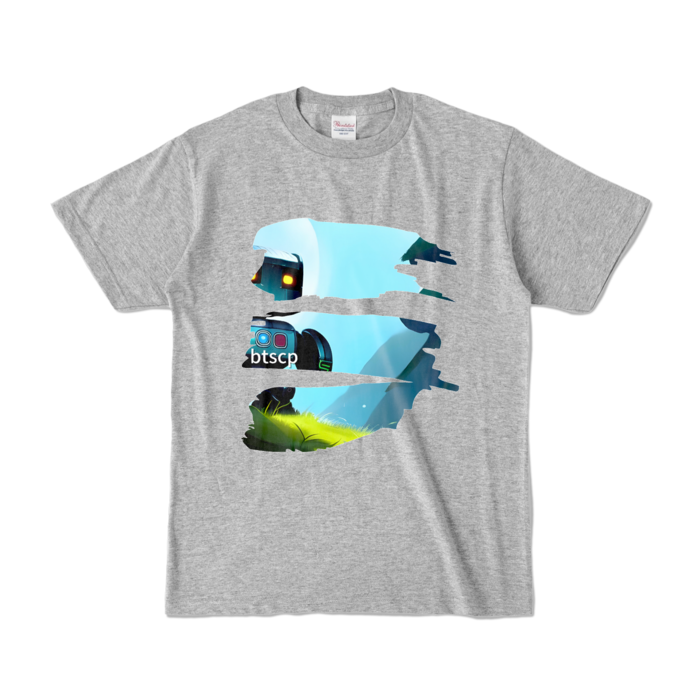カラーTシャツ - S - 杢グレー (濃色)