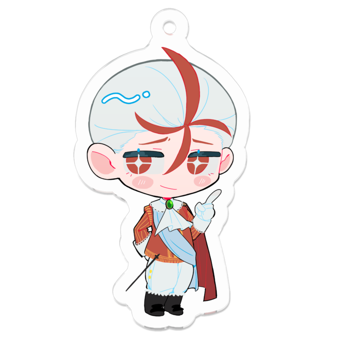 アクリルキーホルダー - 50 x 50 (mm)