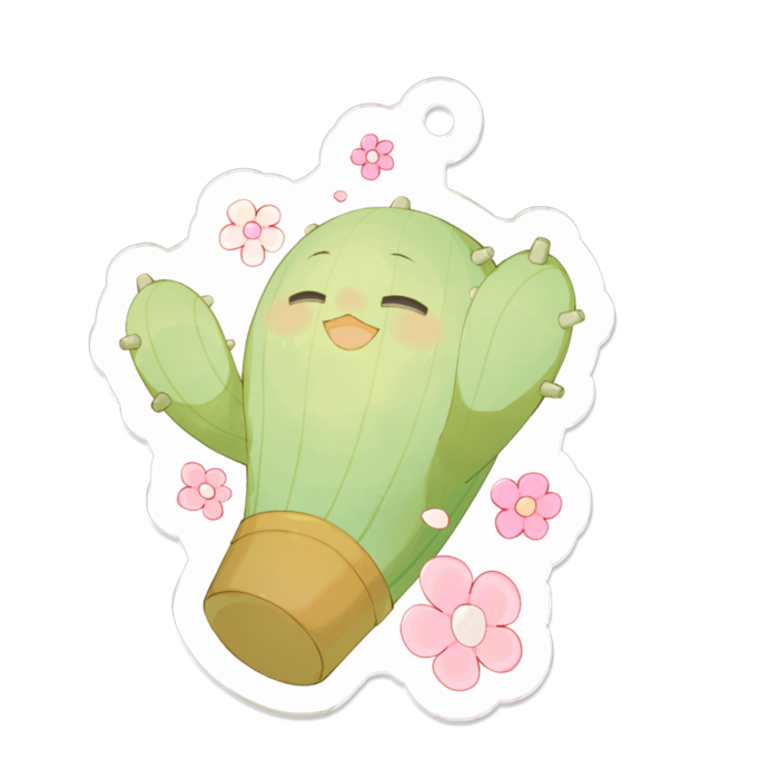 アクリルキーホルダー - 50 x 50 (mm)