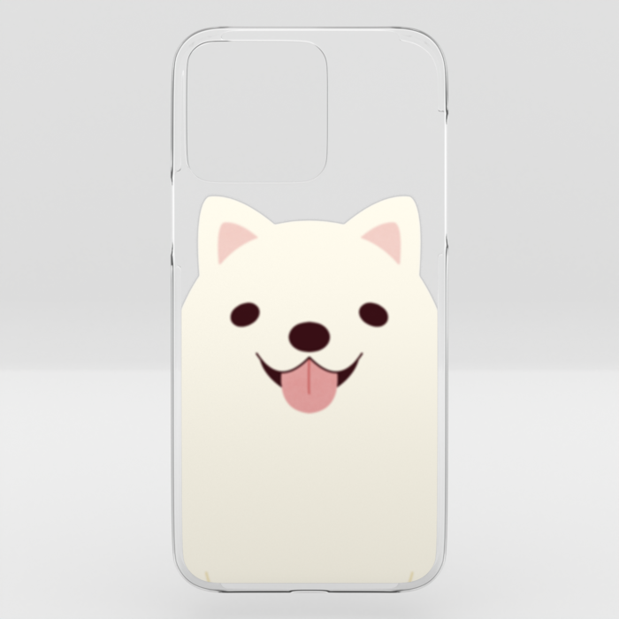クリアiPhoneケース サモエド iPhone 15ProMax