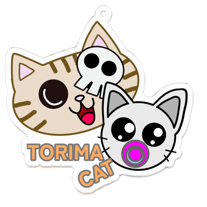 アクリルキーホルダー（コーティング） - 70 x 70 (mm)