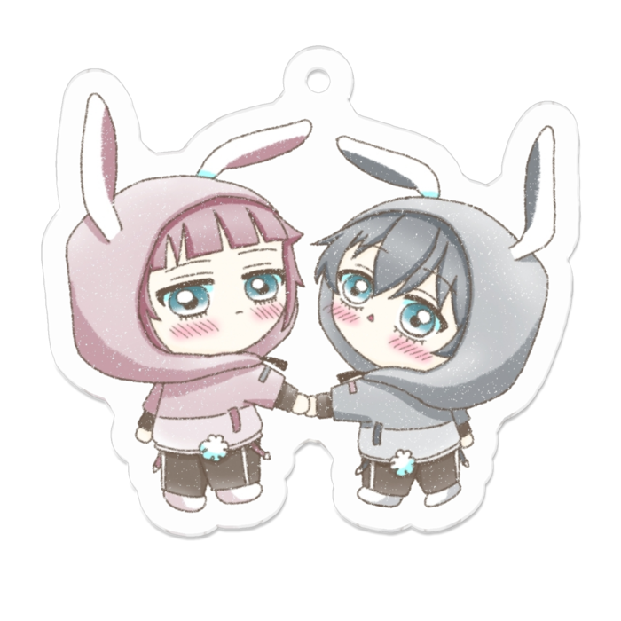 アクリルキーホルダー - 50 x 50 (mm)