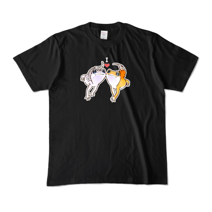 レオパTシャツ(スーパーマックスノー&タンジェリン M)