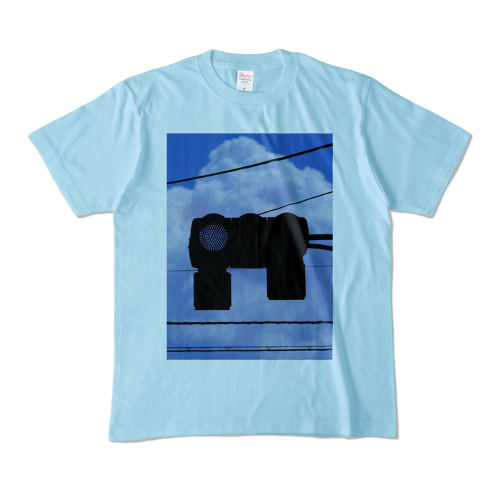 カラーTシャツ - M - ライトブルー (淡色)