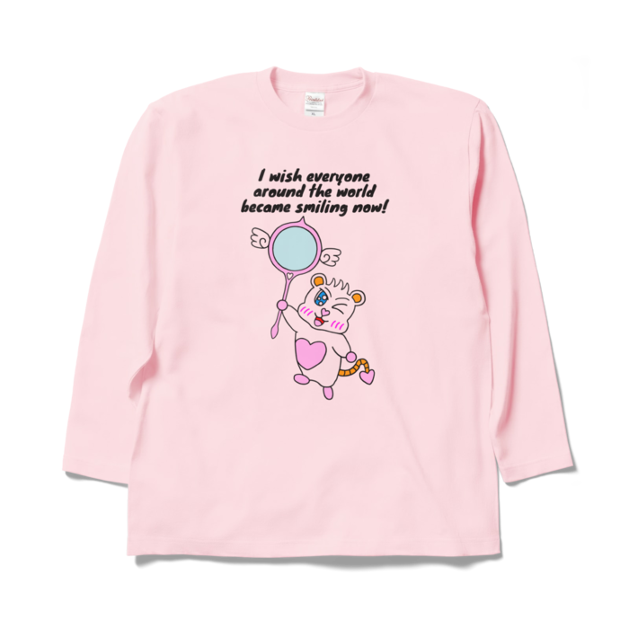 ロングスリーブTシャツ - XL - ライトピンク