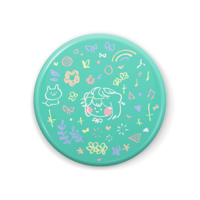 虹向こうのまご缶バッジc Aozraozr Booth