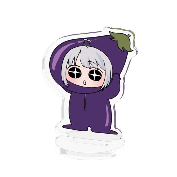 アクリルフィギュア[なすび] - 50x50mm