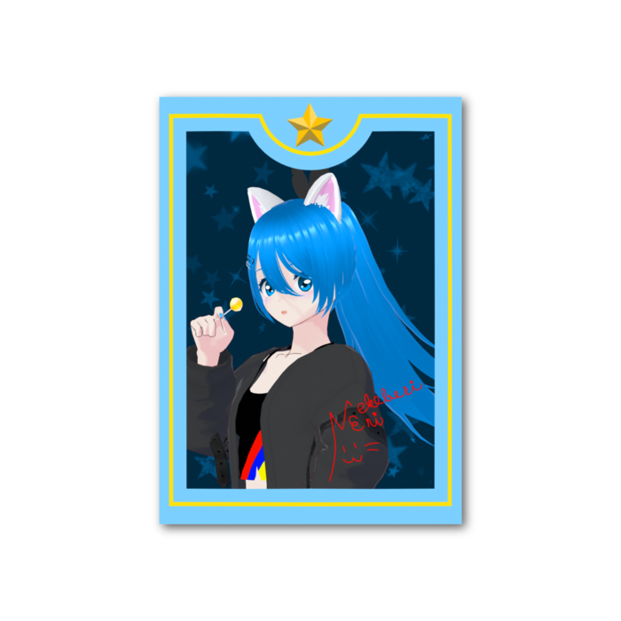 フォト風カード(ゲーマー)