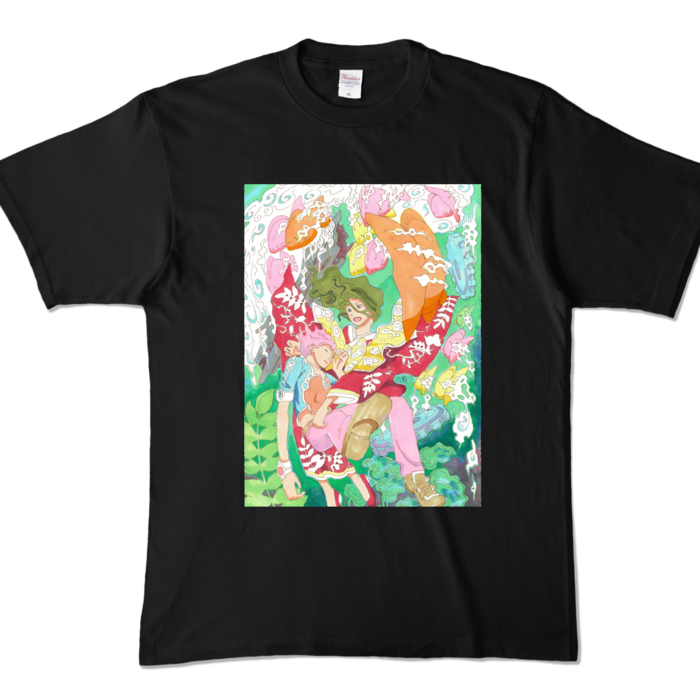 カラーTシャツ - XL - ブラック (濃色)