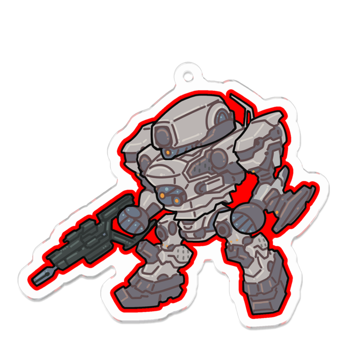 アクリルキーホルダー - 70 x 70 (mm)