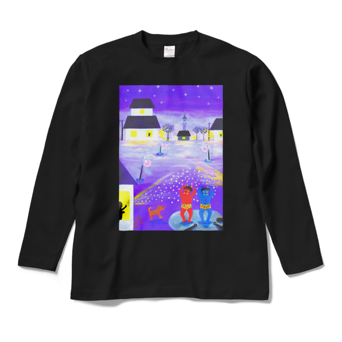 ロングスリーブTシャツ - M - ブラック