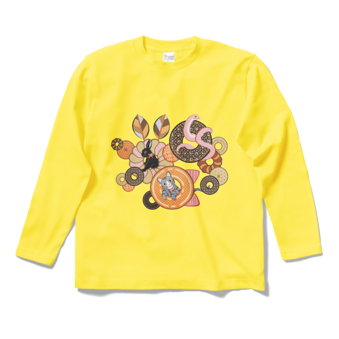 ロングスリーブTシャツ - S - イエロー