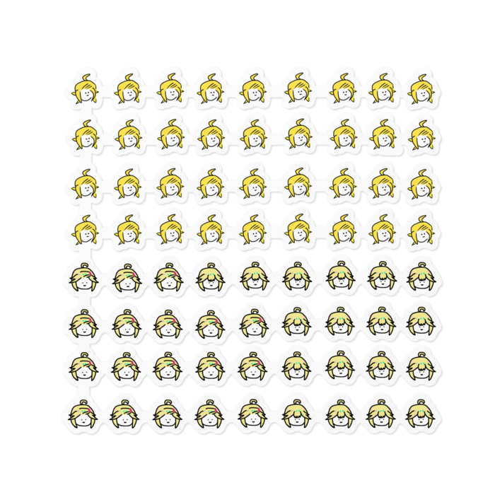 ステッカー - 160 x 160 (mm)