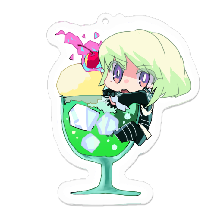 アクリルキーホルダー - 70 x 70 (mm)