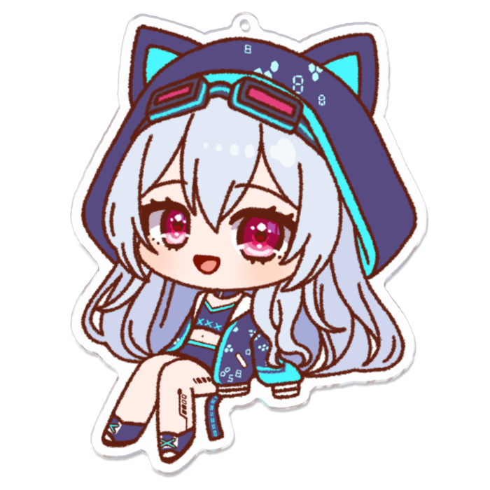 アクリルキーホルダー - 100 x 100 (mm)