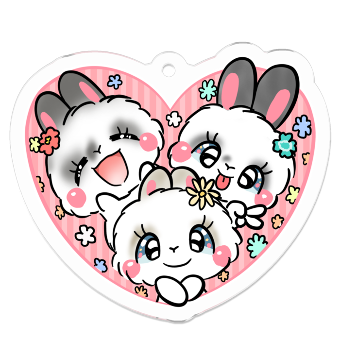 アクリルキーホルダー - 50 x 50 (mm)