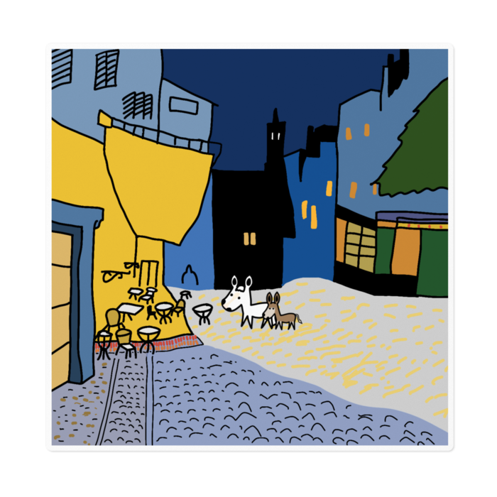 ステッカー - 160 x 160 (mm)