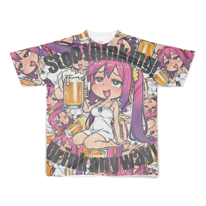 フルグラフィックTシャツ - S - 両面印刷