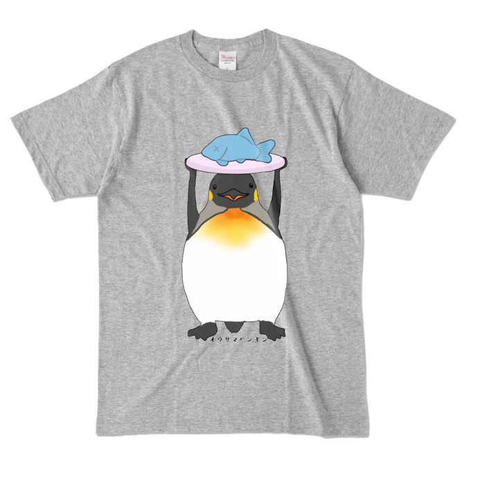 カラーTシャツ - L - 杢グレー (濃色)