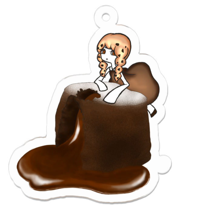 アクリルキーホルダー - 50 x 50 (mm)