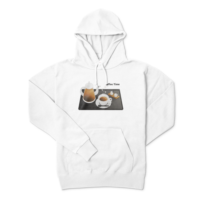 プルパーカー　白色　L