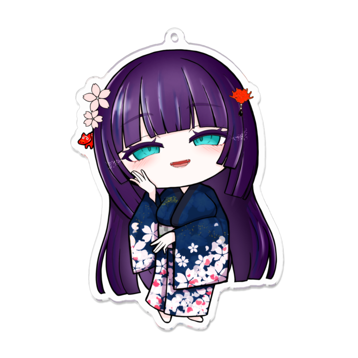 アクリルキーホルダー - 100 x 100 (mm)