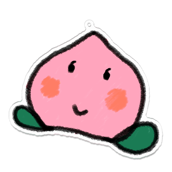 アクリルキーホルダー - 100 x 100 (mm)