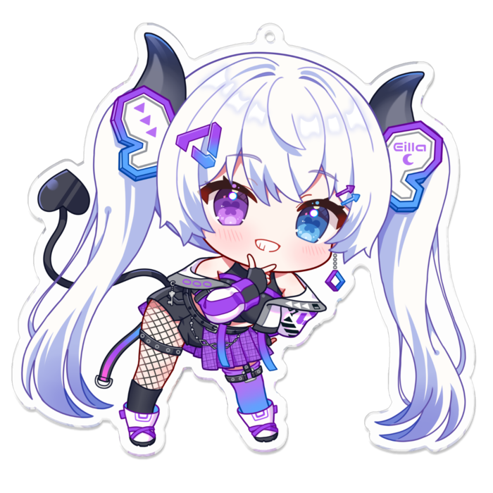 アクリルキーホルダー - 100 x 100 (mm)