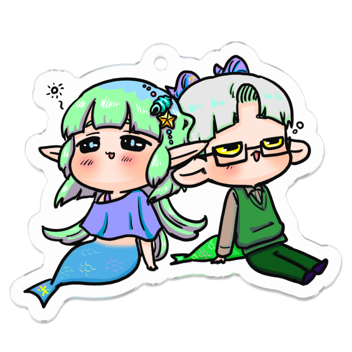 アクリルキーホルダー - 50 x 50 (mm)