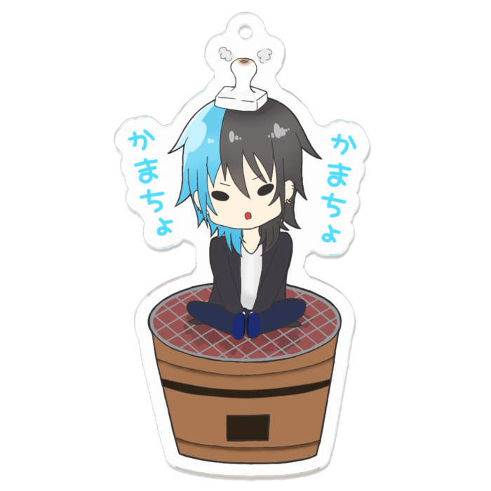 アクリルキーホルダー（コーティング） - 70 x 70 (mm)