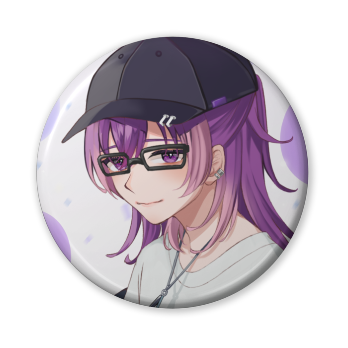 缶バッジ　眼鏡 - 56mm