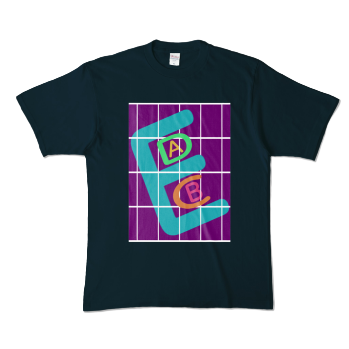 カラーTシャツ - XL - ネイビー (濃色)