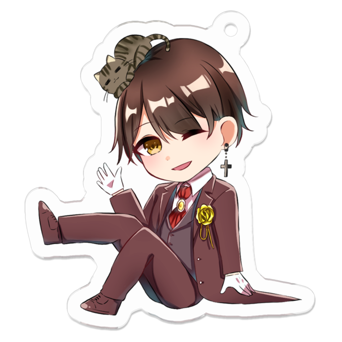 アクリルキーホルダー - 50 x 50 (mm)