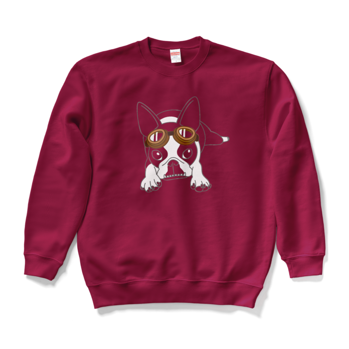 スウェット - L - バーガンディ