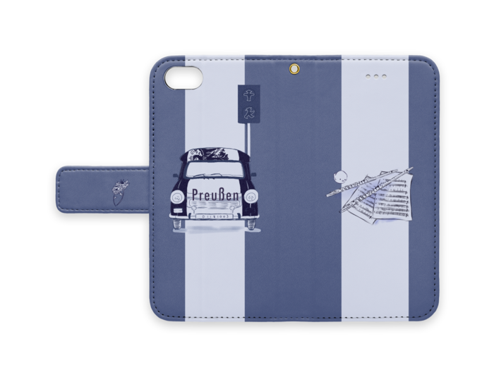 手帳型iPhoneケース - iPhone 8 / 7 - ストラップ穴 あり