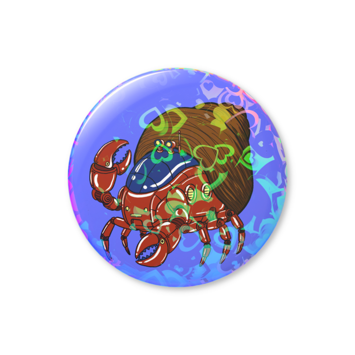 ホログラム缶バッジ - 44mm