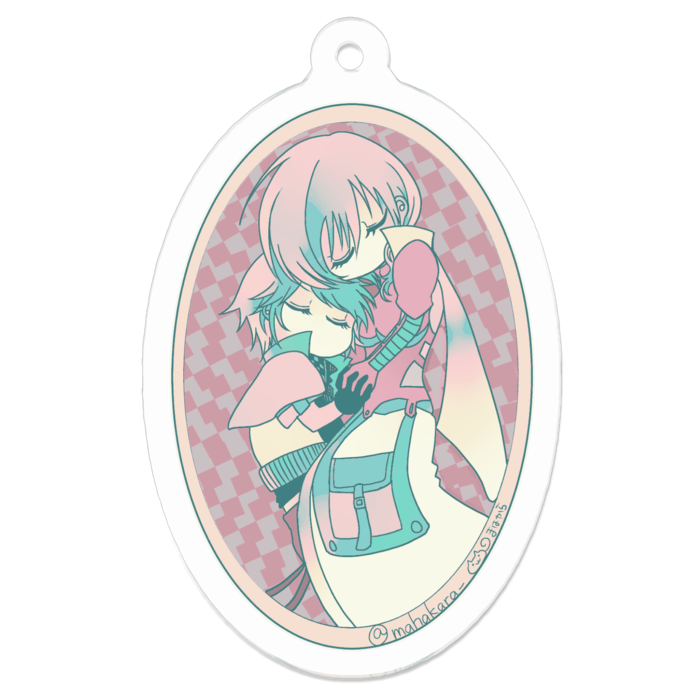 アクリルキーホルダー - 50 x 50 (mm)