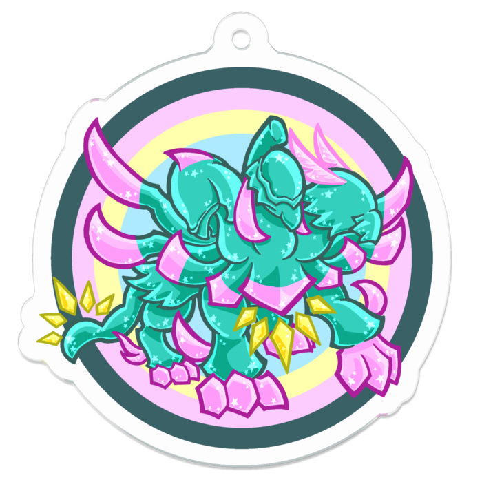 アクリルキーホルダー - 50 x 50 (mm)