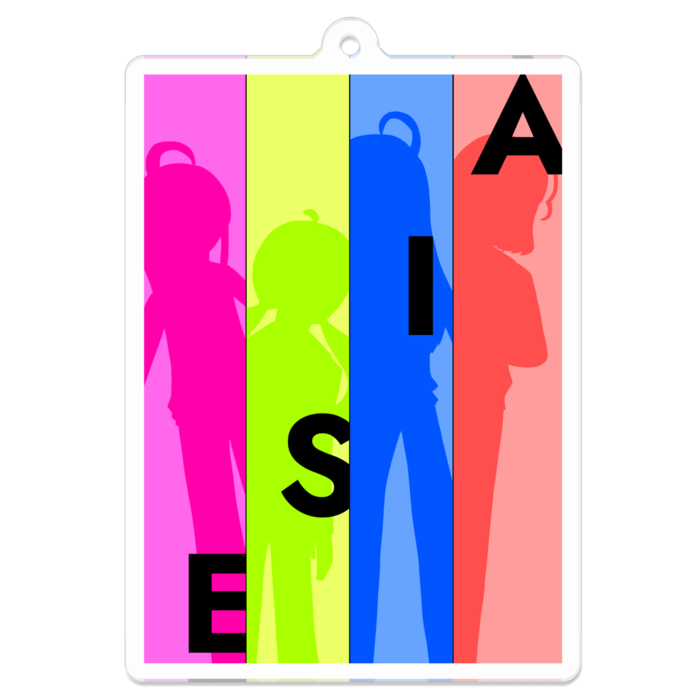 アクリルキーホルダー - 70 x 70 (mm)